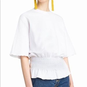 Pixiemarket Pauline smocked t-shirt